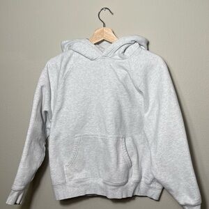 Aritzia Womens Light Gray Crewneck Hoodie